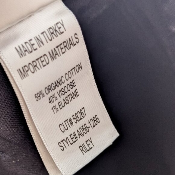 AGOLDE Riley Crop Jeans Panoramic Black Straight Leg 24 Aritzia - Picture 10 of 10